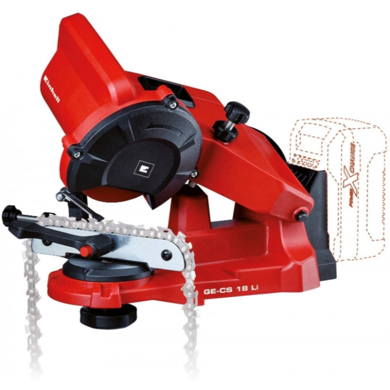 Einhell GE-CS 18 Li-Solo Affûteuse de chaînes pour tronçonneuses sur batterie (18V/sans accu) 4499940