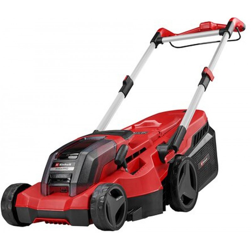 Einhell RASSARO Tondeuse à gazon sans fil (18V/2x4,0Ah) avec 2 batteries