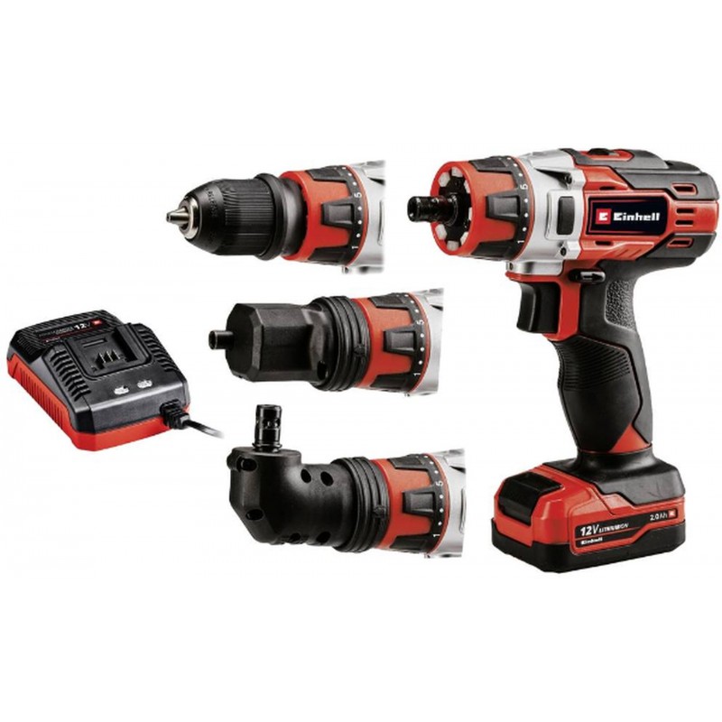 Set perceuse-visseuse sans fil TE-CD 12/1 3X-Li (1x2,0 Ah) Einhell (4513595)