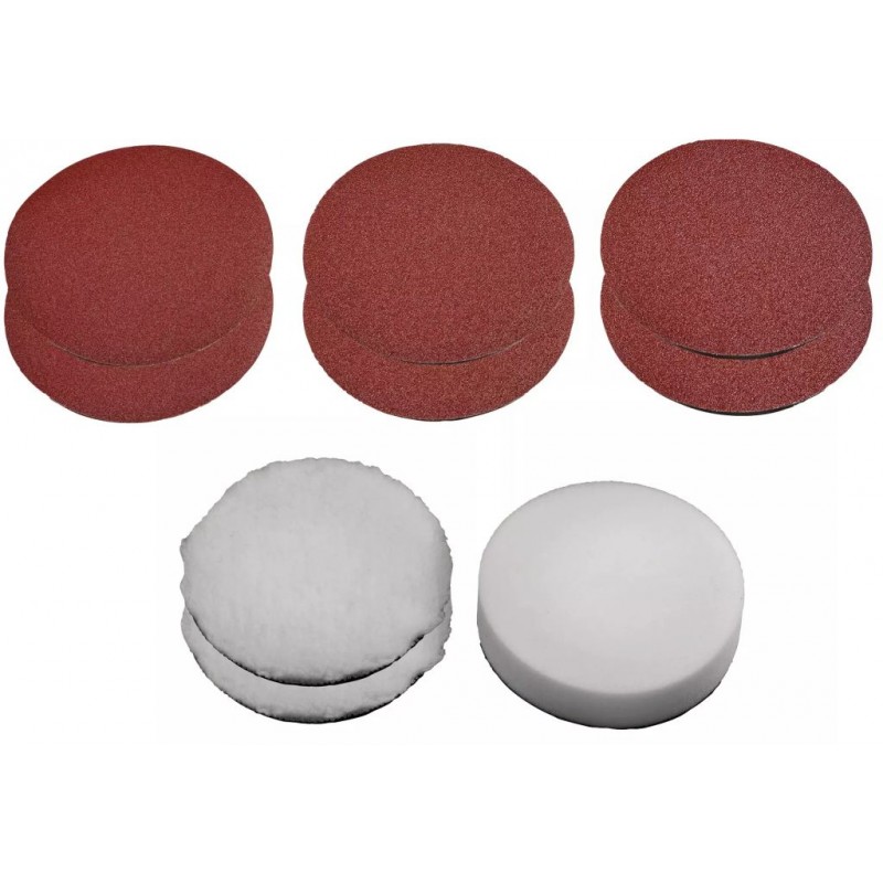 Einhell Set de polissage/meulage 10 pièces, 150 mm 2093246