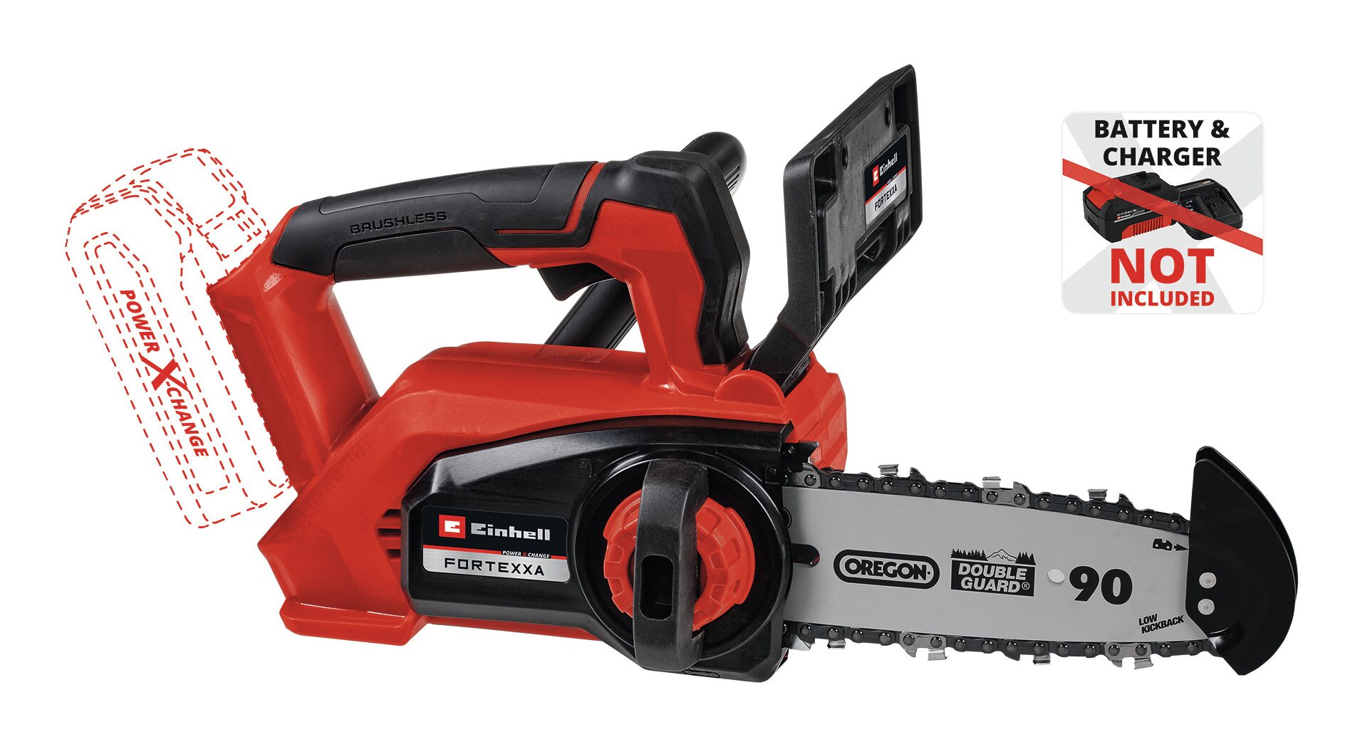 Einhell Professional FORTEXXA 18/20 TH Tronçonneuse à chaîne sur batterie (18V/sans batterie) 4600020