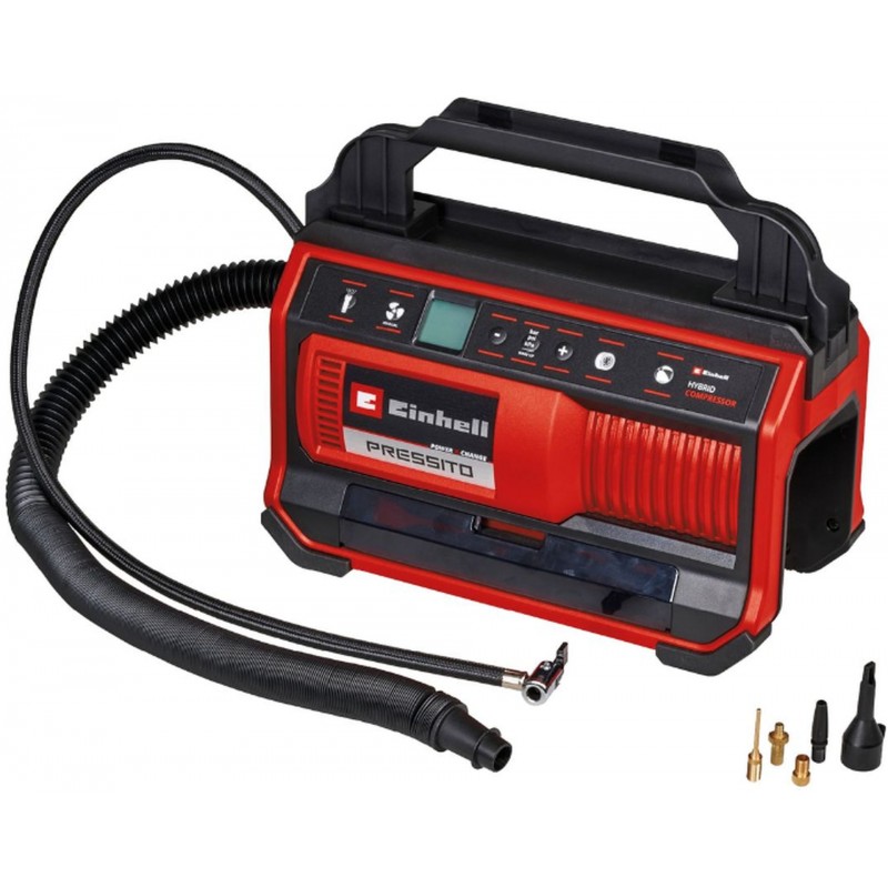 Compresseur hybride Einhell PRESSITO 18/25 Hybrid (sans batterie ni chargeur)