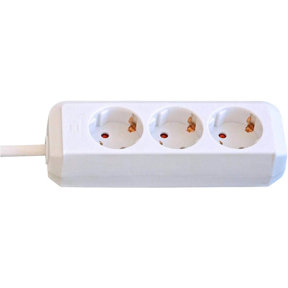 BRENNENSTUHL Multiprise Eco Line 16 A 250 V 3 prises 1,5 m H05VV-F 3x1,5 mm² - 1 15861 0 015