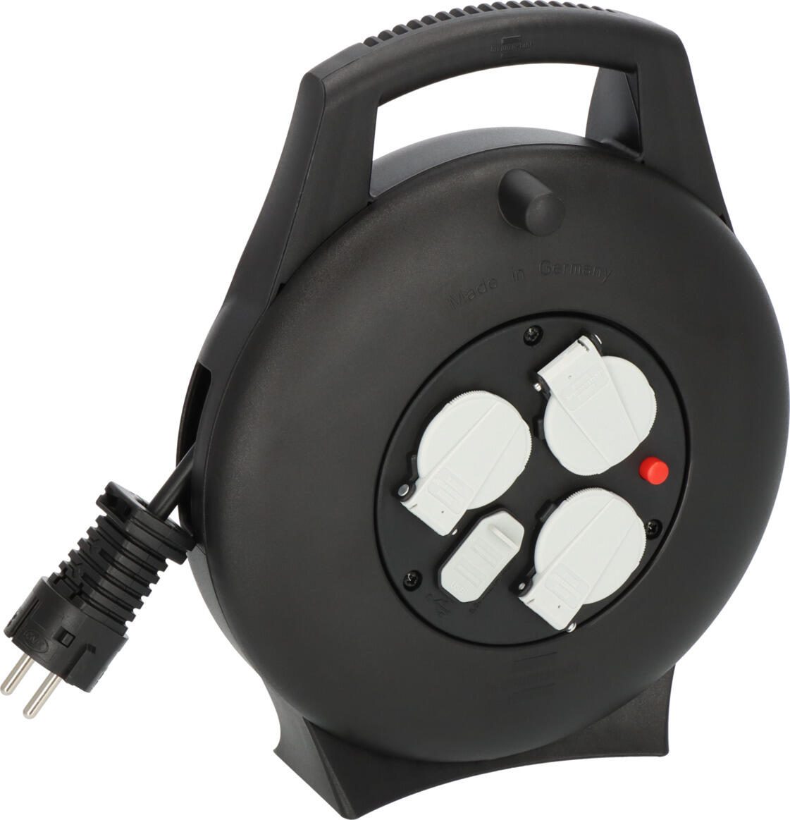 brennenstuhl Câble enrouleur Vario-Line noir 10 mètres IP20