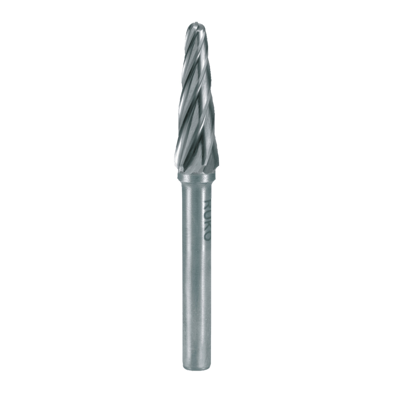 RUKO Fraise à métaux dur Forme L Cône rond (KEL) - avec denture aluminium