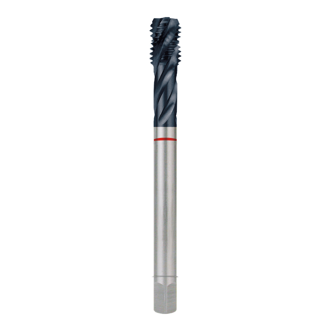 Taraud machine RUKO M DIN 376 HSS-Co 5 TiAlN avec queue de dégagement Forme C 35° M18