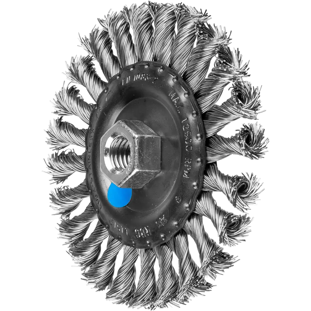 PFERD TOOLS Brosse ronde tressée RBG M14 fil en acier inoxydable