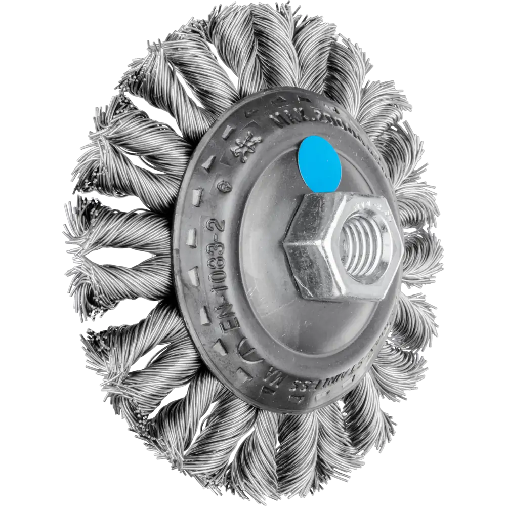 Brosse conique COMBITWIST tressée KBG en fil d'acier inoxydable de PFERD TOOLS
