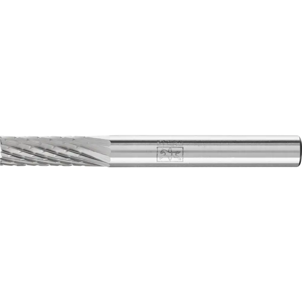 PFERD TOOLS Fraise en carbure ZYAS cylindrique à denture frontale Z4 universelle moyenne-fine