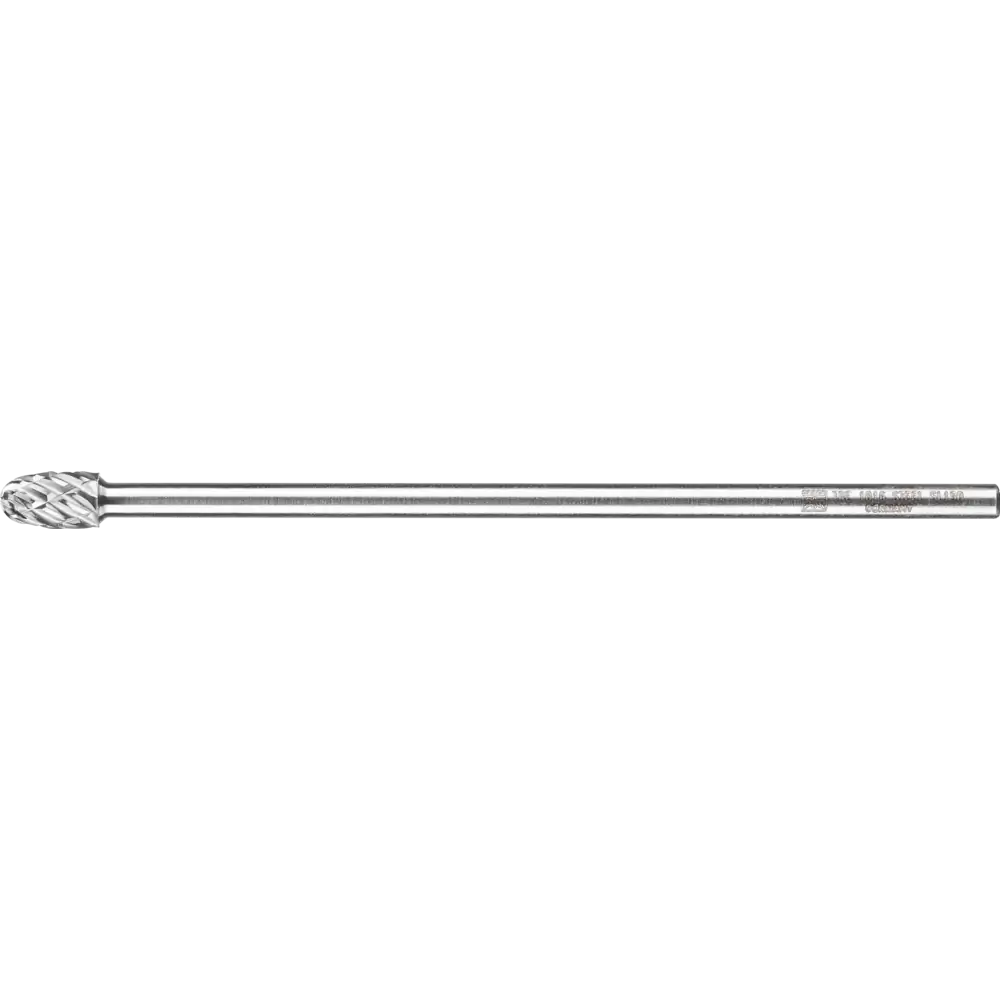 Fraise à carbure haute performance PFERD TOOLS STEEL Tropfen TRE pour acier avec queue longue en acier