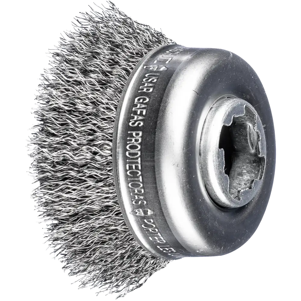 PFERD TOOLS Brosse boisseau non tressée TBU X-LOCK fil d'acier pour meuleuse d'angle