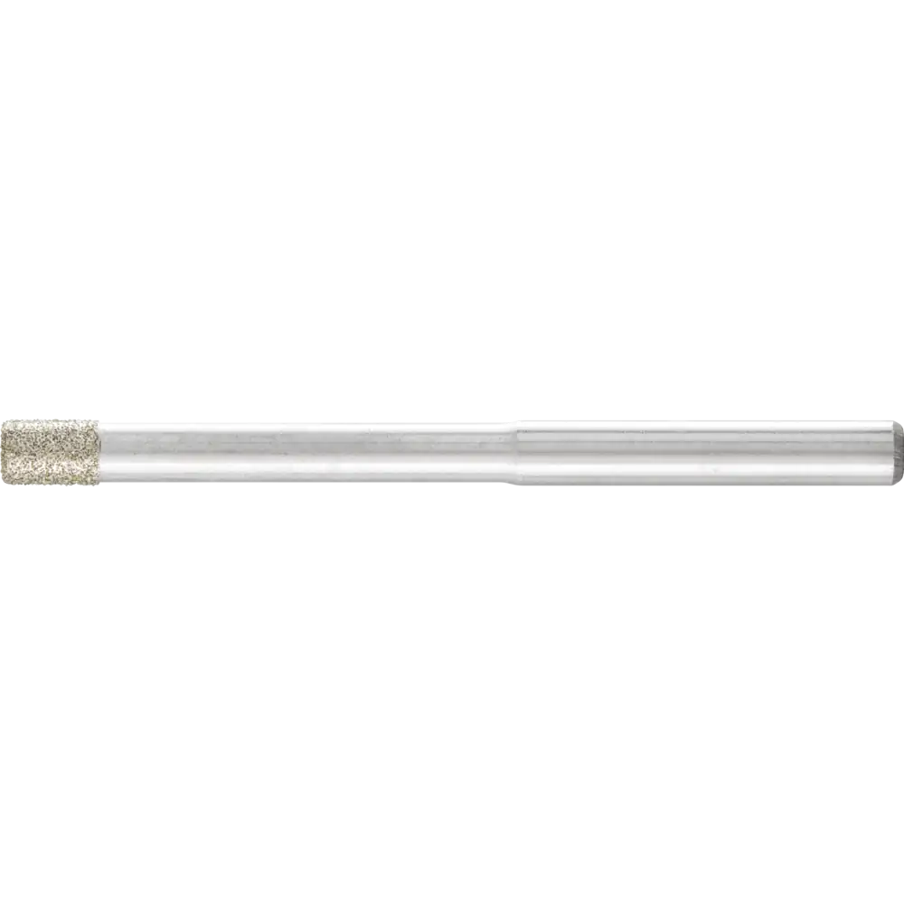 Mèche diamantée cylindrique PFERD TOOLS pour le ponçage d'alésages/rayons avec tige décalée