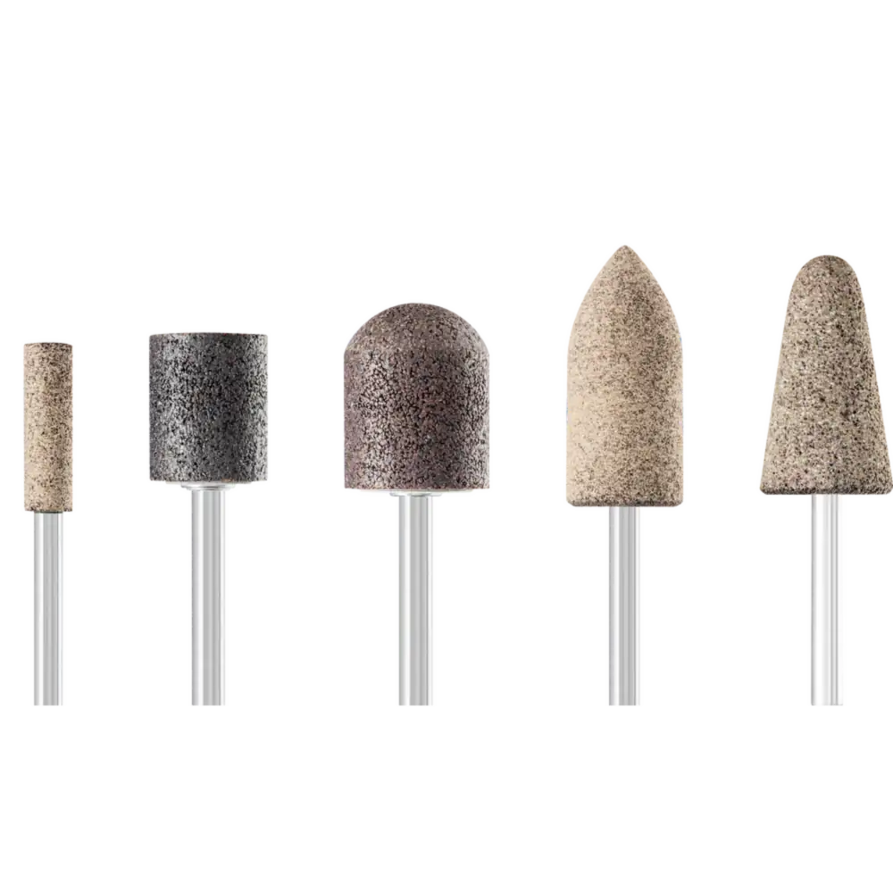 PFERD TOOLS Set de meules INOX 5 pièces Ø tige 6 mm Grain 30/46/60 pour acier inoxydable