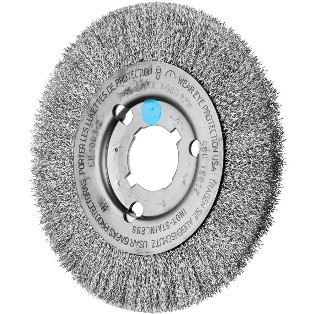 Brosse ronde étroite non tressée RBU en acier inoxydable - PFERD TOOLS