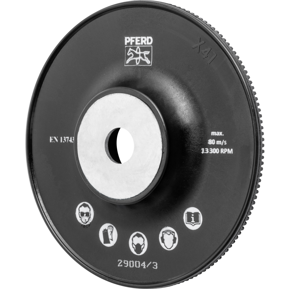 PFERD TOOLS Disque de support haute performance avec écrou de serrage