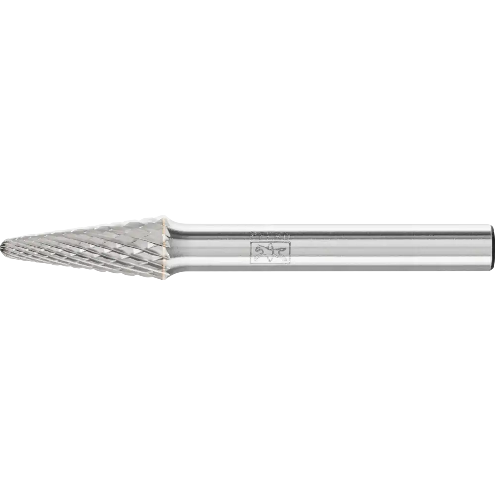 Fraise en carbure de tungstène PFERD TOOLS KEL Z4, forme ronde, universelle, grain moyen