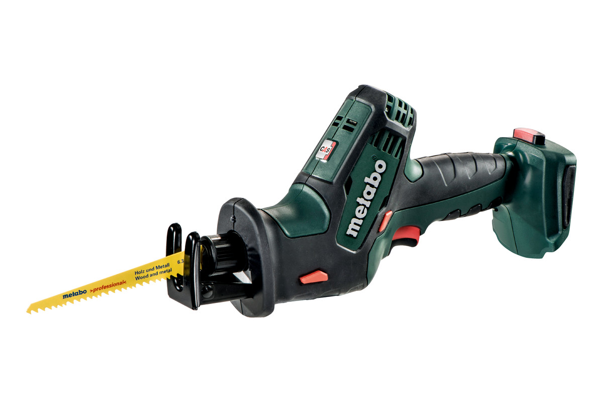 Scie sabre sans fil SSE 18 LTX Compact metaBOX 145 Metabo