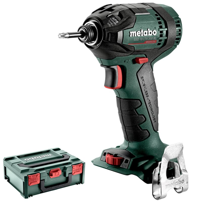 Visseuse à choc Metabo SSD 18 LTX 200 BL (18V/200Nm) MetaBox 602396840 (sans batterie)