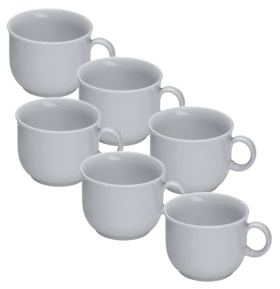 Seltmann Weiden Compact Tasses à café 0,21 l blanc 1 pack = 6 pièces — lot de 6 pièces