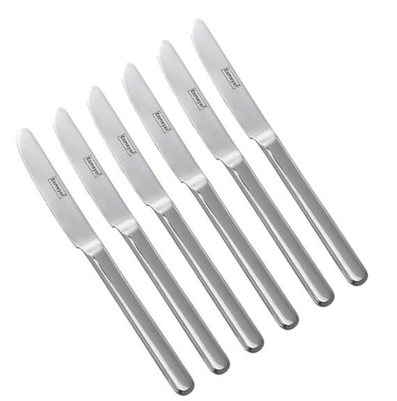 Couteaux Esmeyer Bettina argentés (lot de 6) — lot de 6 pièces