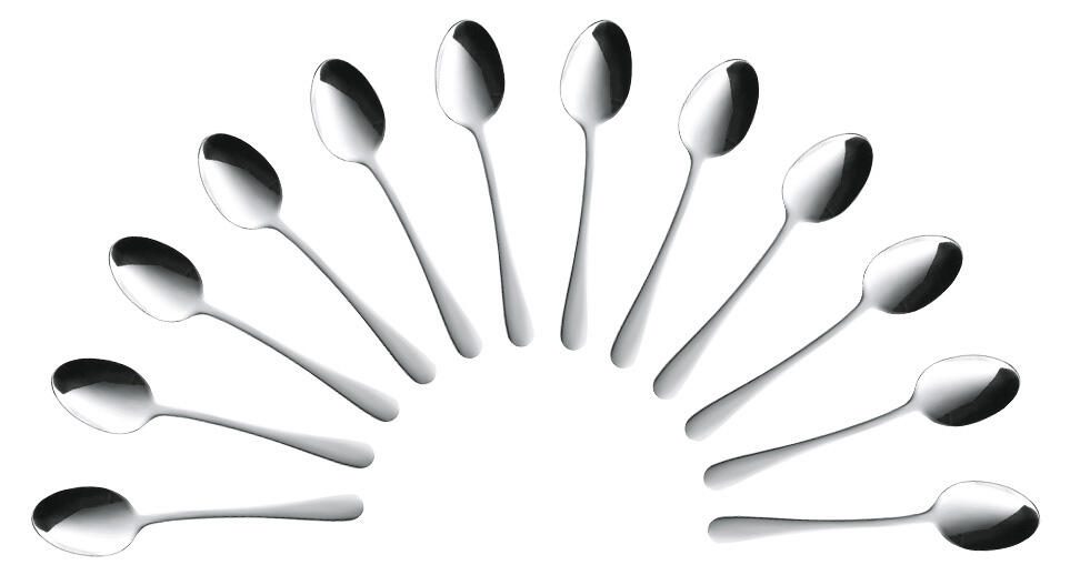 Esmeyer Cuillères à café SYLVIA multicolore 1 boîte = 12 pièces — lot de 12 pièces