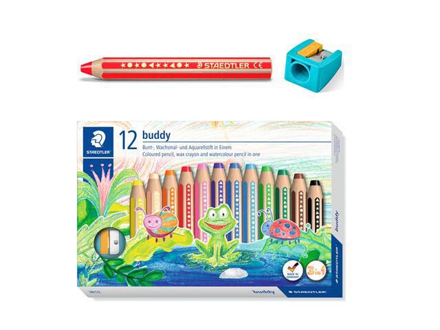 Crayons de couleur Staedtler Buddy 3 en 1