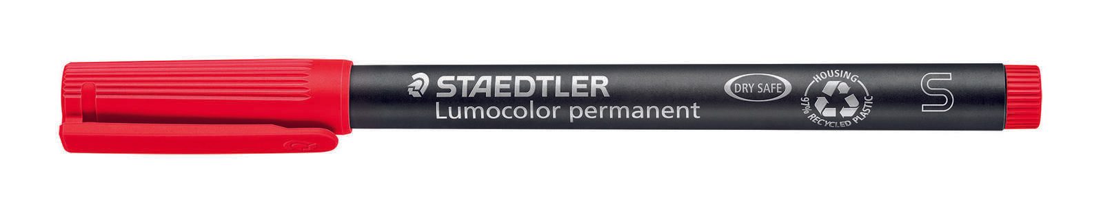 Staedtler Feutre Lumocolor 0,4 mm, rouge, permanent