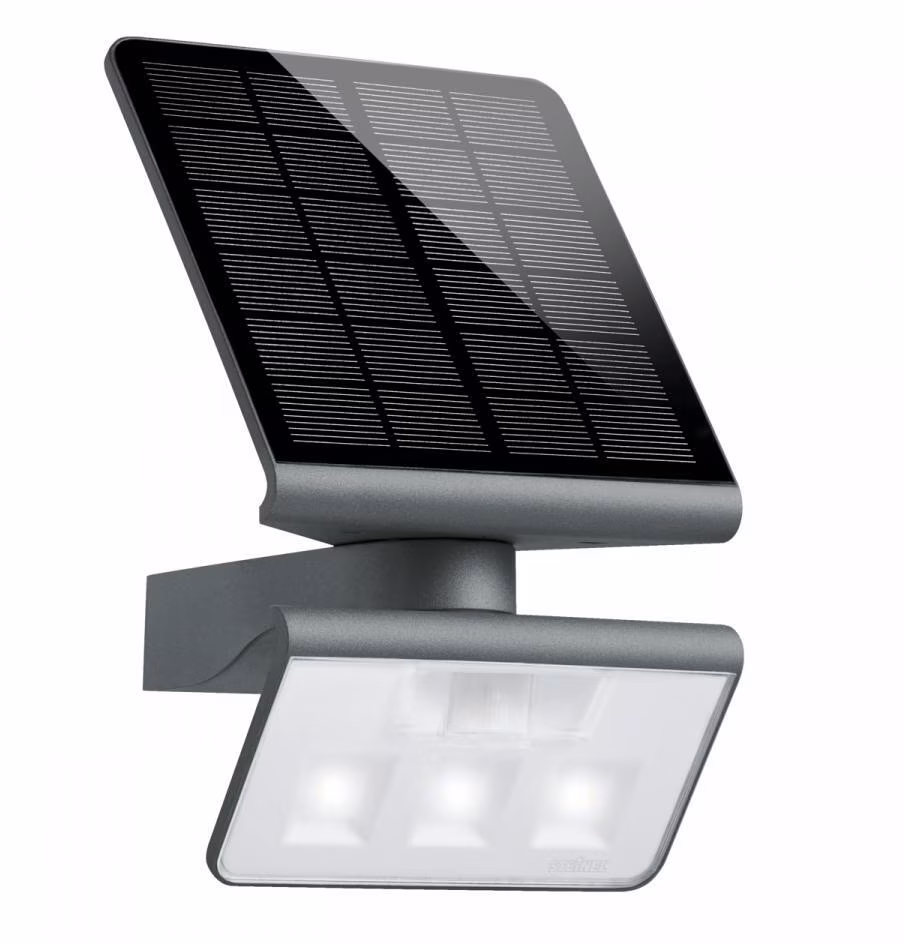 Steinel XSolar L-S Lumière solaire professionnelle, 150 lm, LED, 3000K, anthracite (085698)