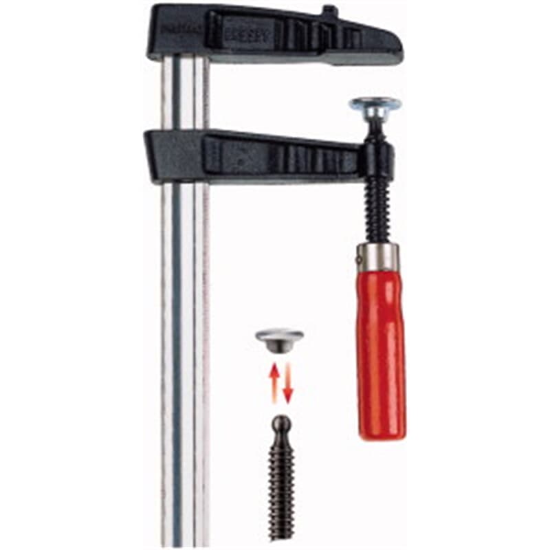 Pince de serrage à vis en fonte trempée Bessey TGK125, 1250/120mm