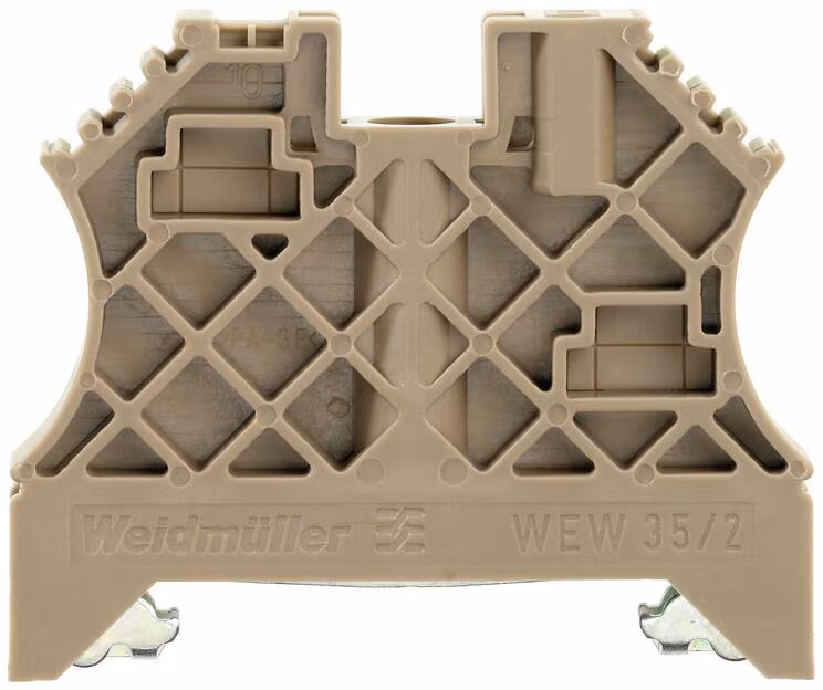 Équerre de fin Weidmüller WEW 35/2, 8x56x46,5 mm plastique beige 1061200000