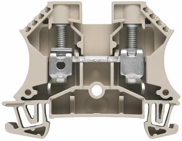 Borne de passage Weidmüller WDU 10, 1000V 57A, thermoplastique, beige