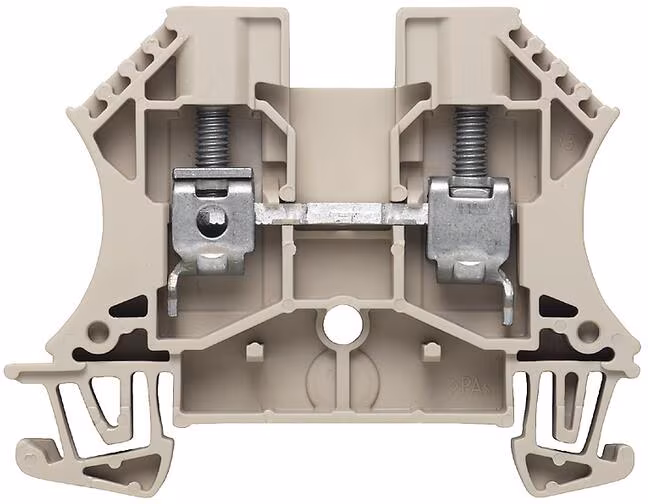 Borne de connexion Weidmüller WDU 6, 6 mm², 800 V, 41 A, raccordement à vis, thermoplastique, beige