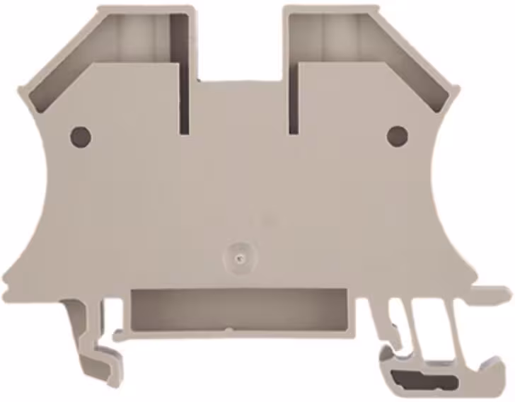 Weidmüller Durchgangsklemme WDU 16N, 16mm², 690V, 76A, Schraubanschluss, 12x60x46,5mm, Thermoplast, Beige
