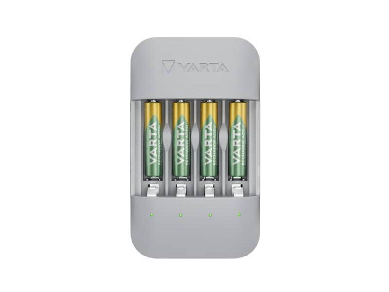 Chargeur VARTA Eco Charger Pro Recycled 4x AA 2100 mAh - Contenu : 1 pièce