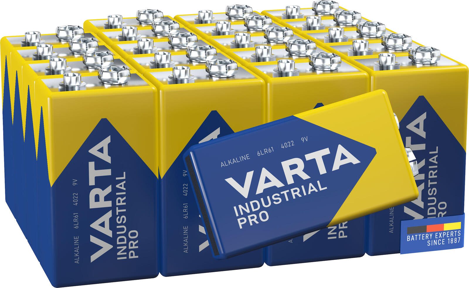 Pile VARTA E-Block 9 V Boîte = 20 pièces — lot de 20 pièces