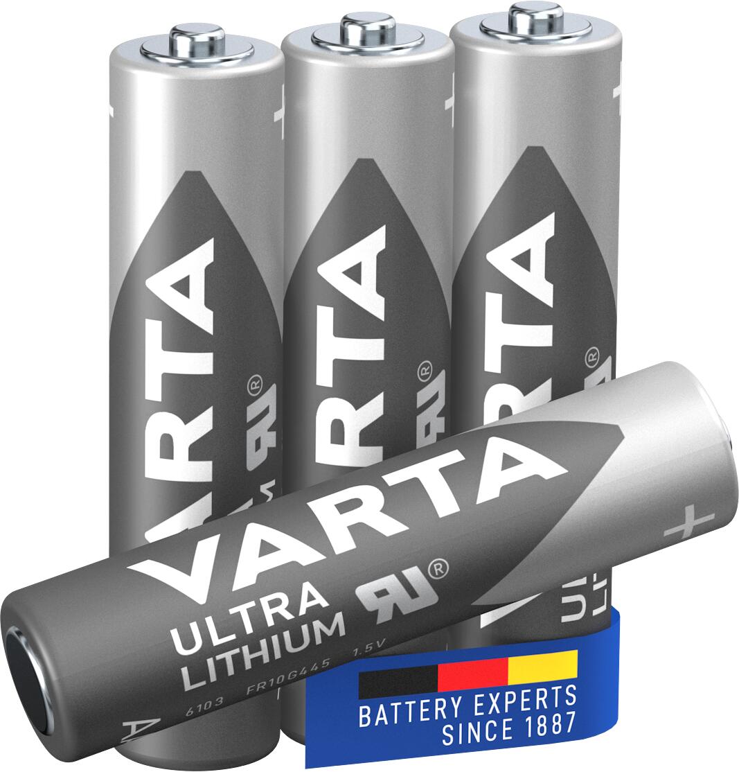 Pile Varta 6103301404 AAA Micro 1,5V 4 pièces/boîte — lot de 4 pièces