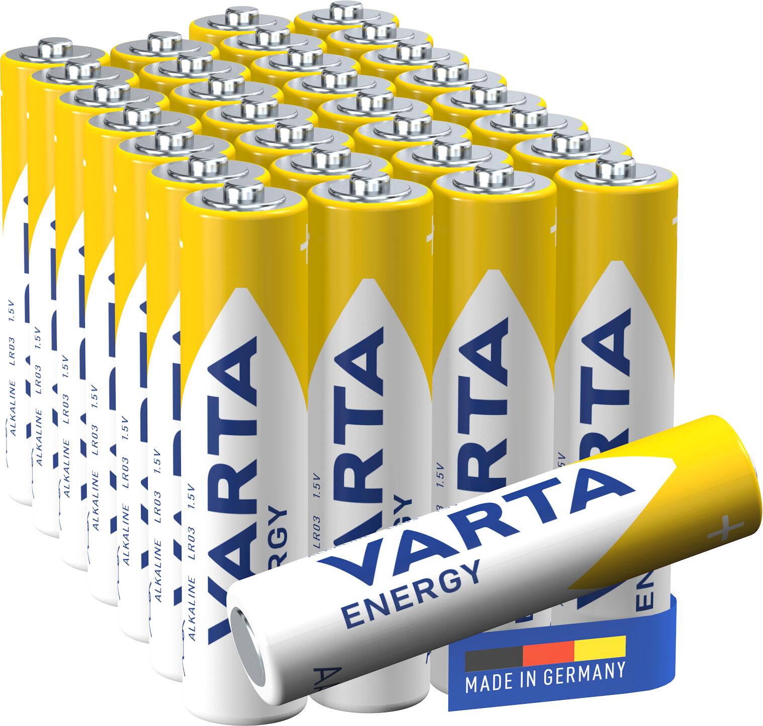 VARTA ENERGY AAA Blister 30 Contenu : 30 pièces