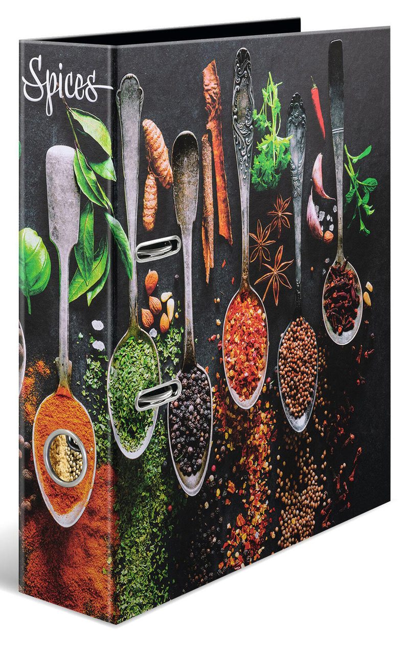 Classeur HERMA à motif, largeur de dos 7 cm, DIN A4, carton