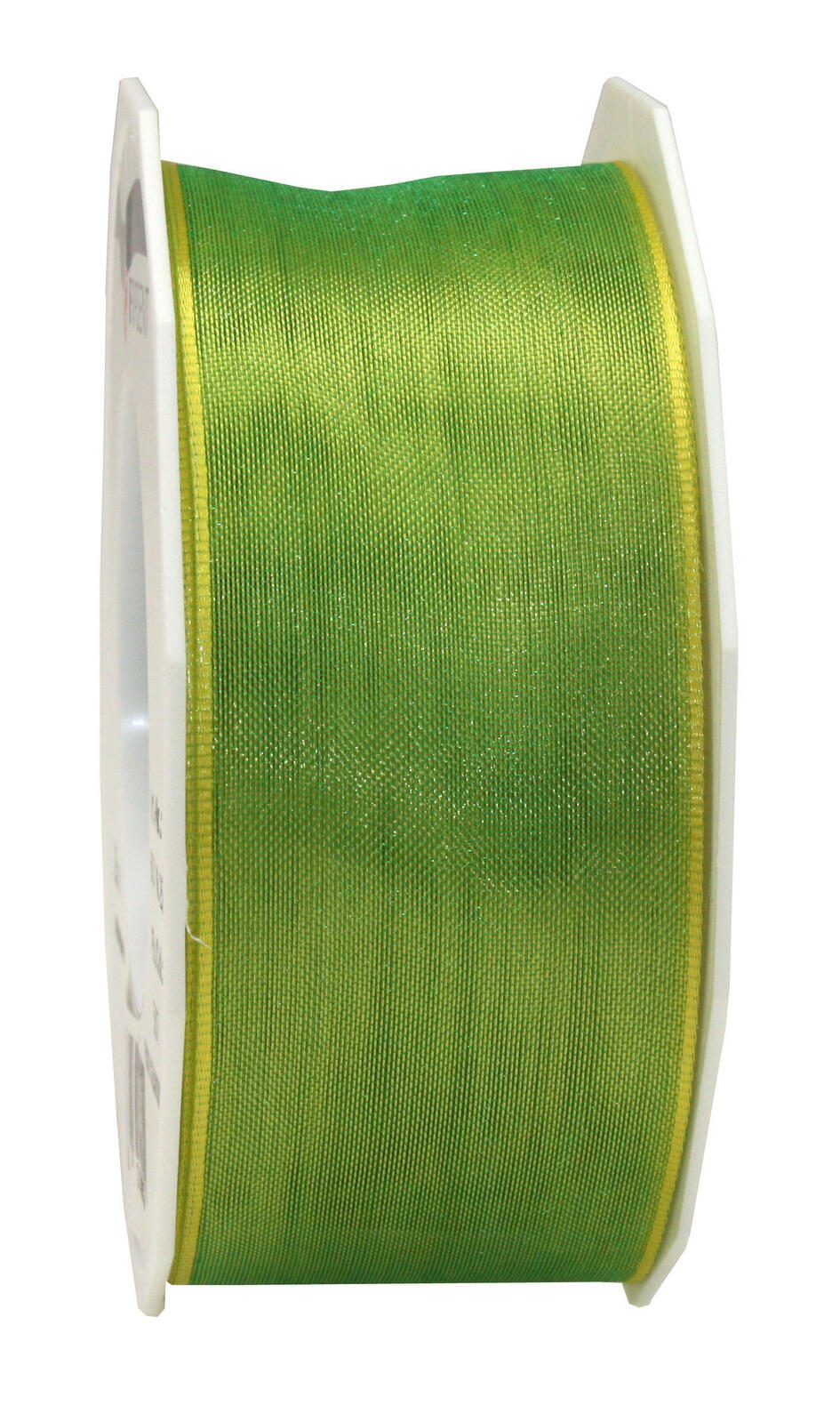 Bandes cadeaux PRÄSENT 40 mm x 25 m vert citron