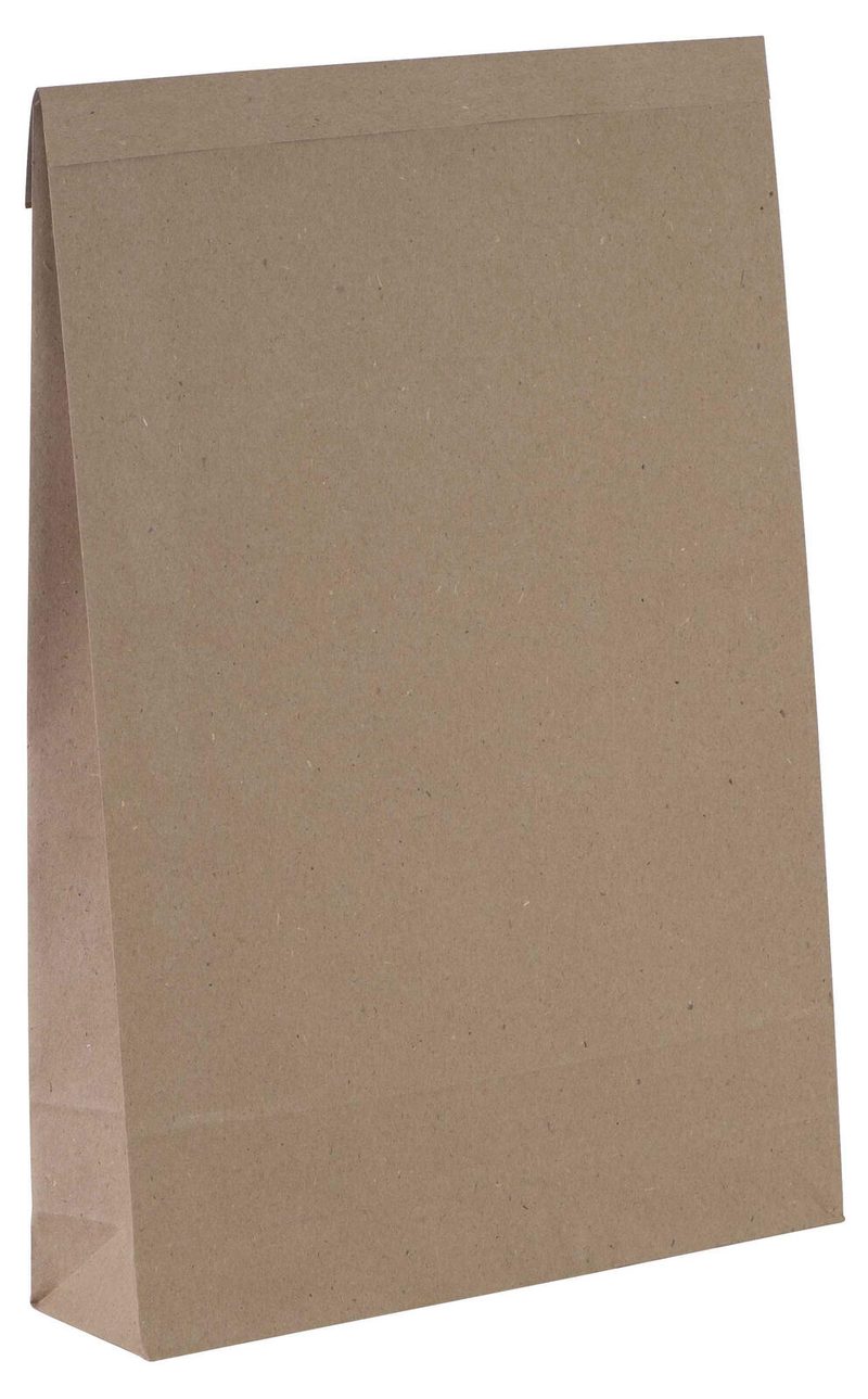 flexiPAK classic eco Double Fixverschluss Faltentaschen naturel 1 boîte = 300 unités — lot de 300 pièces