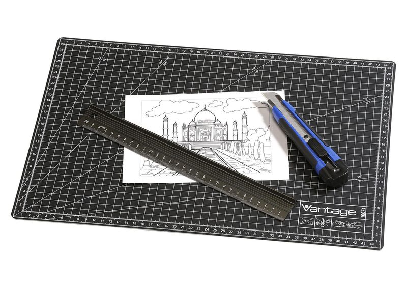 DAHLE Vantage tapis de coupe 30,0 x 45,0 cm noir