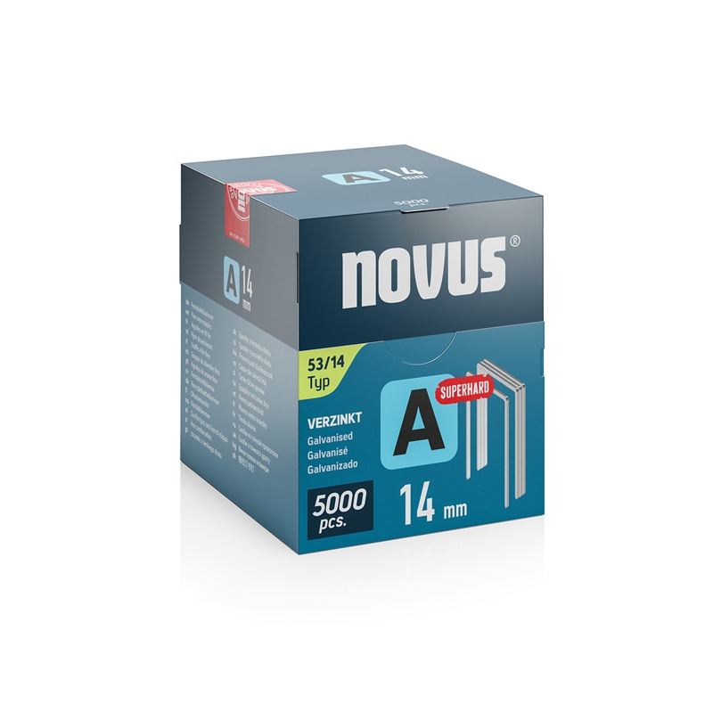 novus Agrafes pour pistolet à agrafes Feindraht superdur 53/14 1 boîte = 5 000 pièces