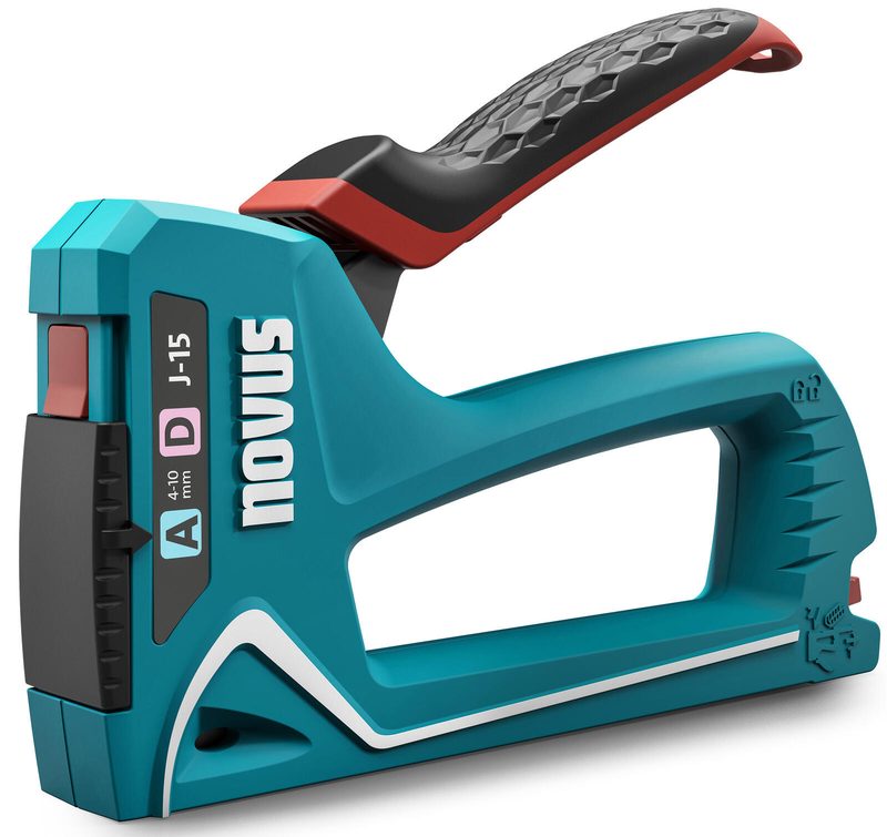 novus Tacker manuel J-15 turquoise, blanc, 1 pièce