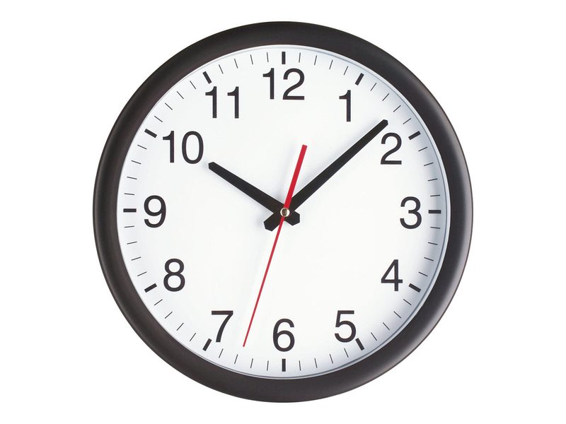 TFA® Horloge murale 98.1077 noire