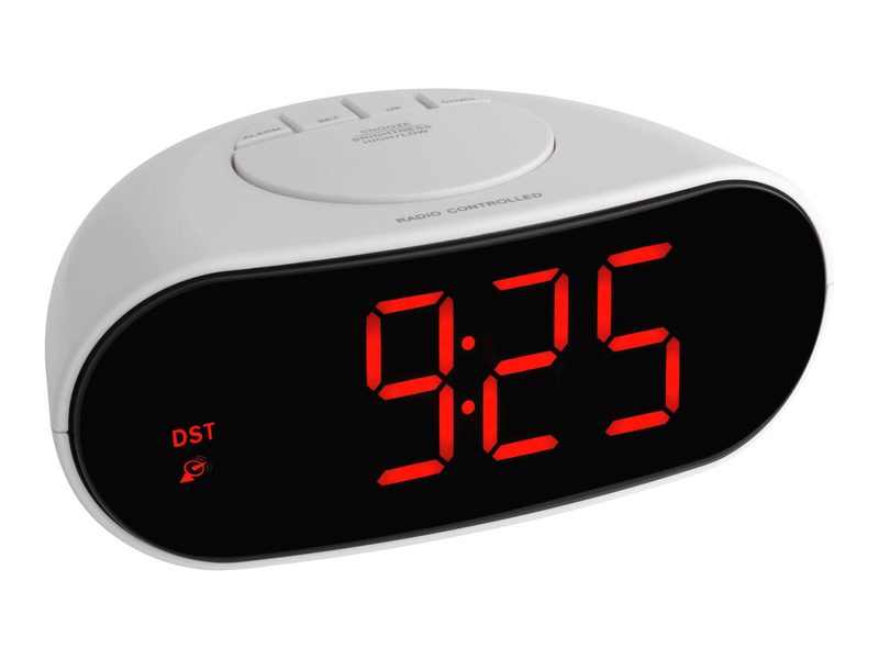 Réveil radio numérique TFA® 60.2505 argent