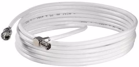 Câble de connexion de données Wisi DS 26 0301, connecteur coudé F-Quick/WICLIC, 3 m, 14121, blanc (DS260301)