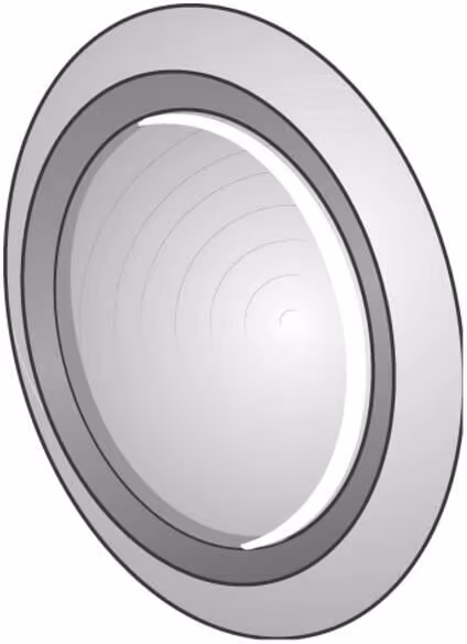 Vanne d'alimentation Helios L-TVZ 100 à clapet, blanc (60405)
