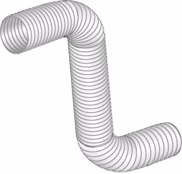 Tuyau de ventilation Helios KLS 100/2000, DN100, plastique, 2 m (60502)