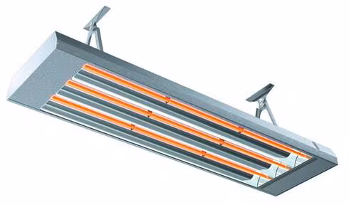 Schultze InduStrip Radiateur infrarouge, 4500 W, 400 V, IP44, gris (IRIHS4500)