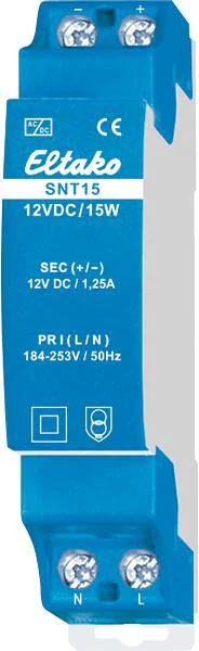 Alimentation stabilisée Eltako SNT15-12VDC/15W, 12V DC